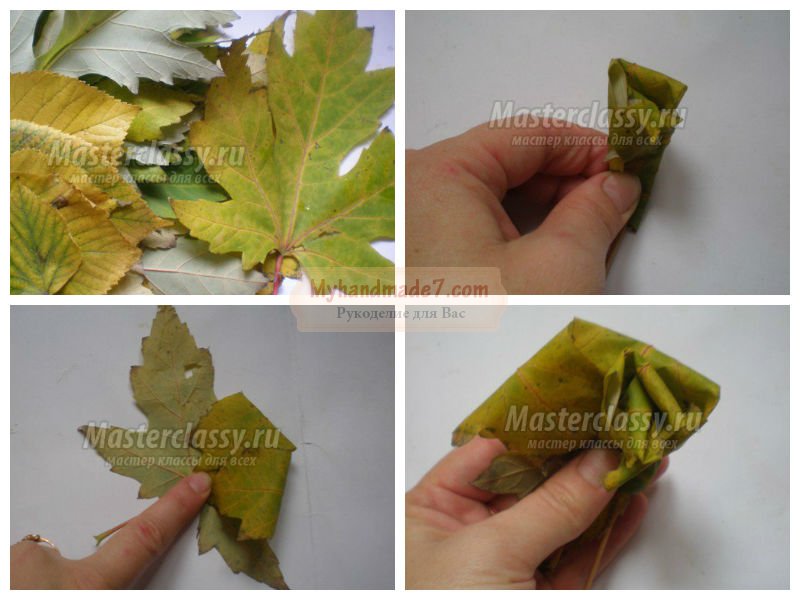 Поделки из кленовых листьев: лучшие идеи с фото