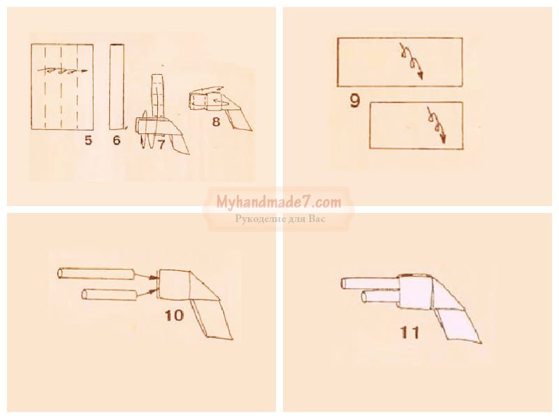 Как сделать из бумаги пистолет инструкция