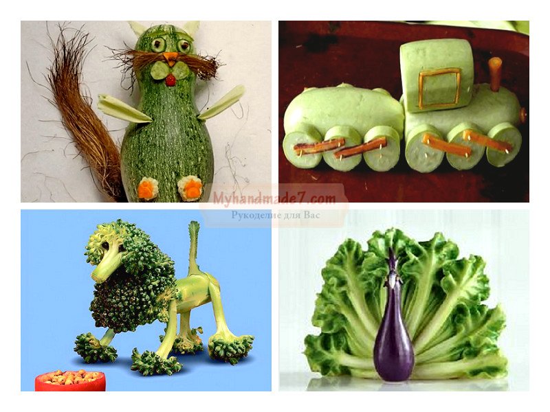 Поделки из овощей в школу: лучшие идеи с фото