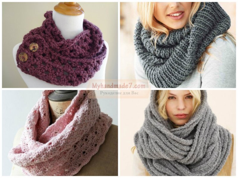 Вязание шарфов – легко связать, приятно носить
