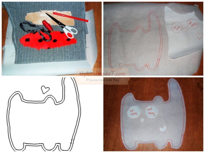 Кот своими руками: выкройка и инструкция по шитью