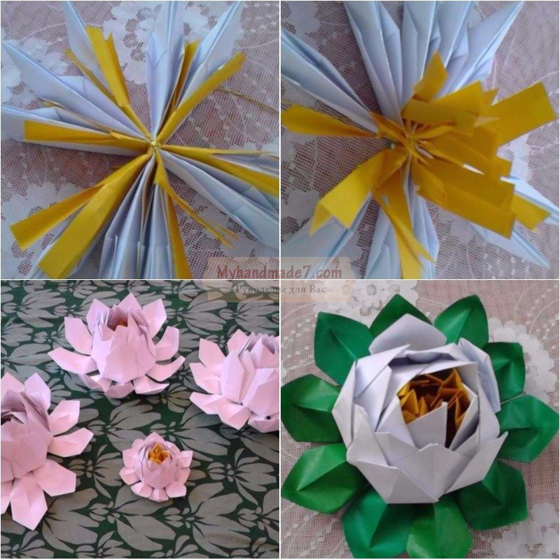 Оригами - цветок лотоса