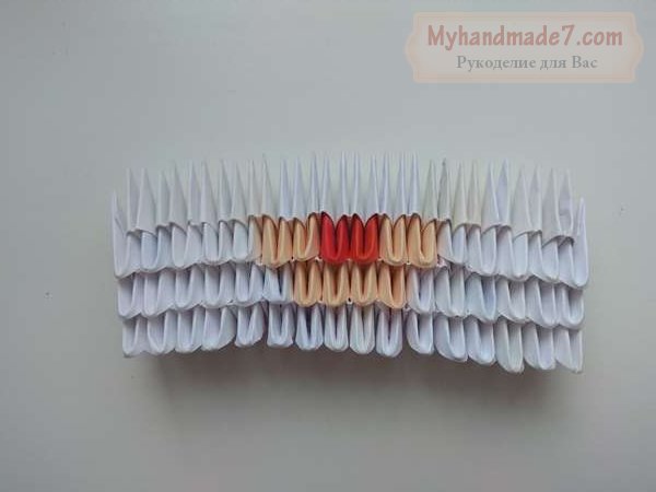 Минни Маус  модульное оригами