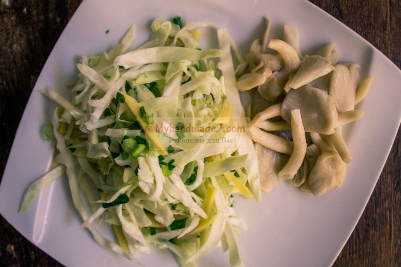 диетический салат из овощей