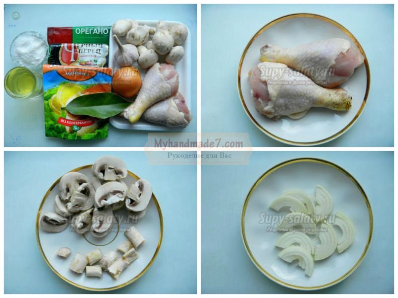 Как приготовить курицу с грибами? Пошаговый рецепт с фото