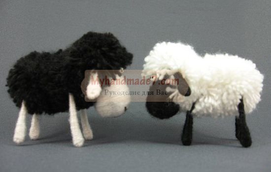 Новогодние овечки своими руками: пошаговые мастер-классы с фото