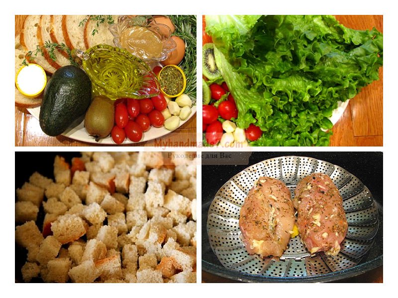 салат с курицей и помидорами: лучшие рецепты с фото