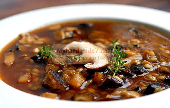 Суп из сушеных грибов: популярные рецепты с фото