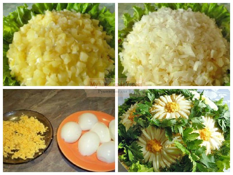 Салат с грибами и ананасами: лучшие рецепты с фото