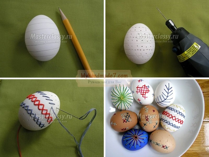 Декорируем яйца на Пасху своими руками