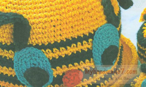 Детская шапочка и башмачки "Пчёлка": вязание крючком для детей