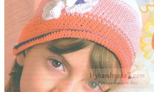 Вязаная детская летняя шапочка: пошаговый мк со схемой иф ото