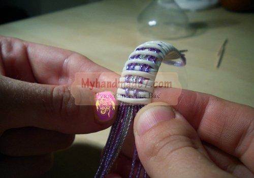 Плетение из шнурков в технике скубиду
