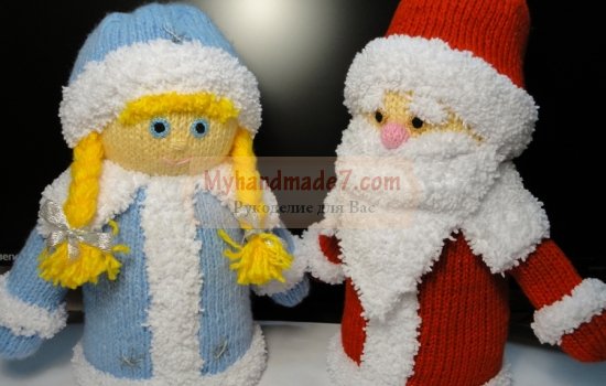 Дед Мороз и Снегурочка своими руками. Лучшие идеи с фото