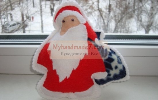 Дед Мороз своими руками: выкройки и шаблоны