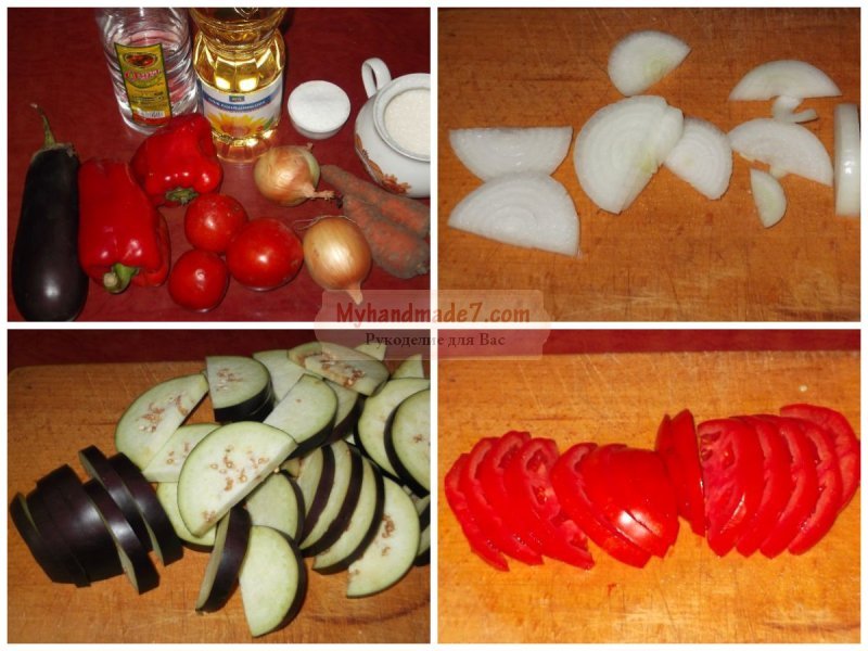 Баклажаны с помидорами на зиму: вкусные рецепты с фото