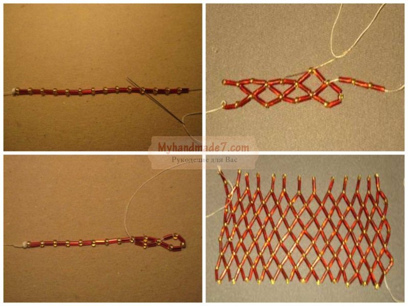 Кирпичное плетение бисером: делаем броши по видео-подборке