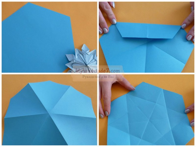 Поделки оригами снежинки - самые простые и красивые