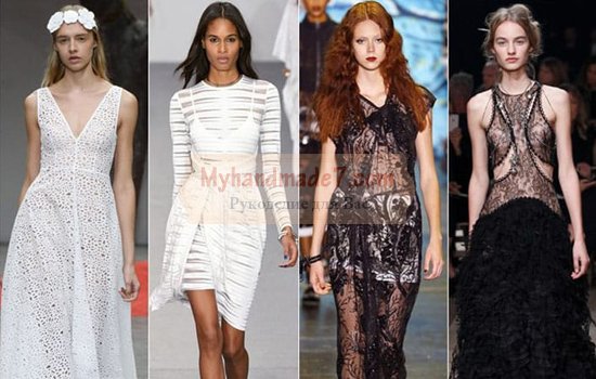 Самые модные тенденции платьев 2017