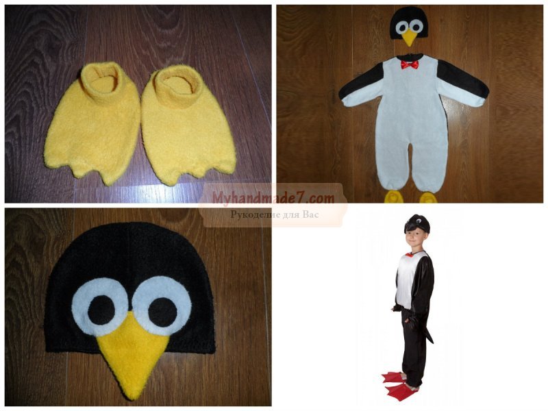 Костюм пингвина для ребенка своими руками: выкройки и пошаговые мастер-классы с фото