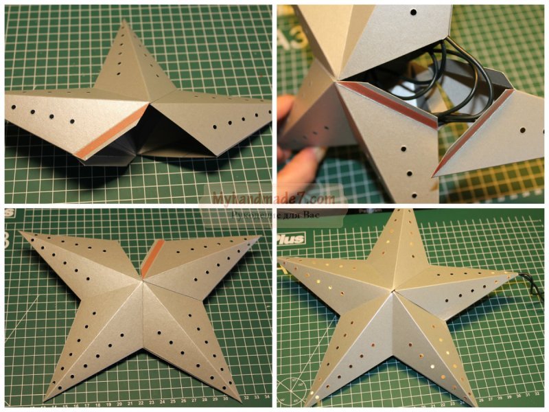 Звезда на елку из бумаги своими руками: шаблоны и схемы. Подробные мастер-классы с фото