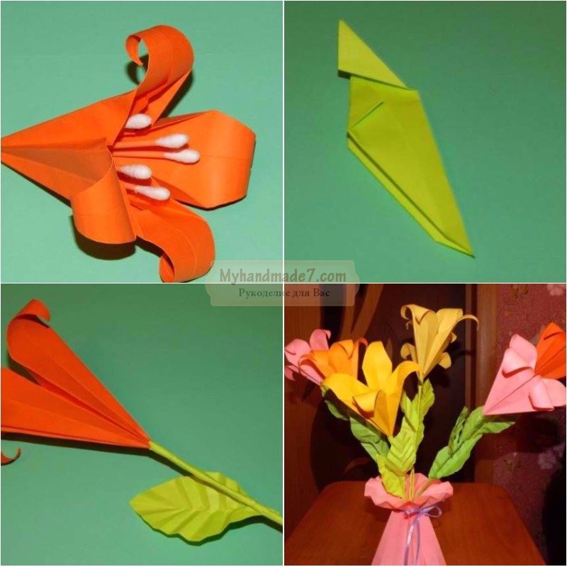 Как сделать оригами - цветок