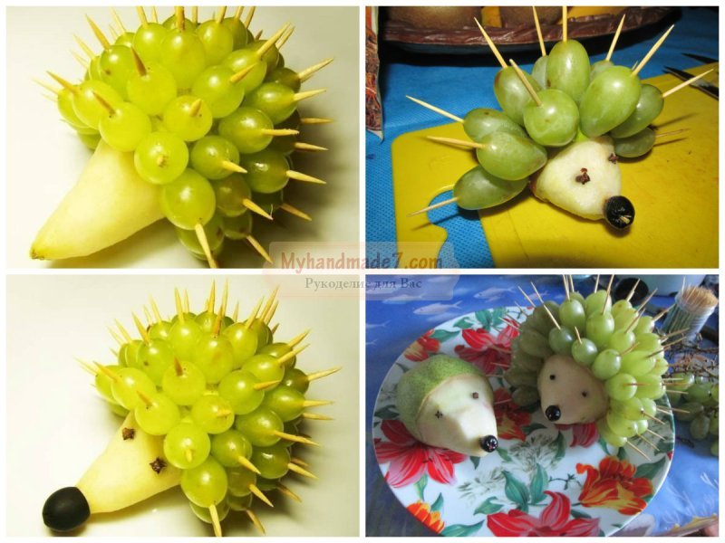 Поделки из фруктов своими руками: лучшие идеи с фото
