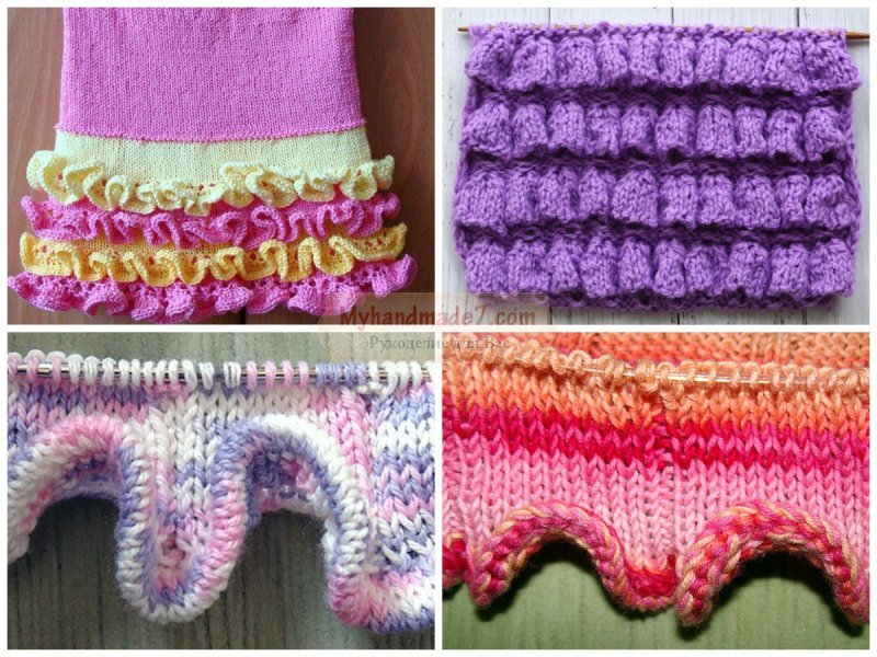 Вязание юбки для девочки