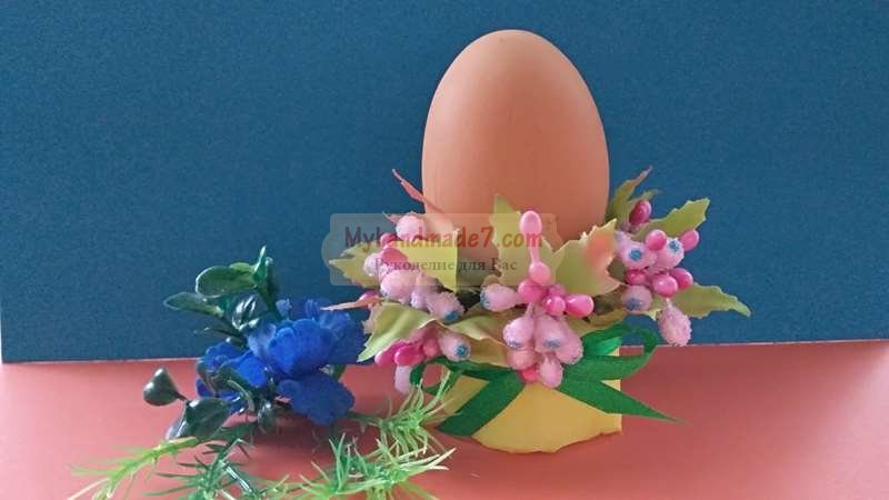 Подставка для пасхального яйца своими руками: пошаговый мастер-класс с фото