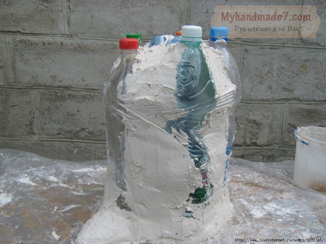 поделки для дачи из пластиковых бутылок