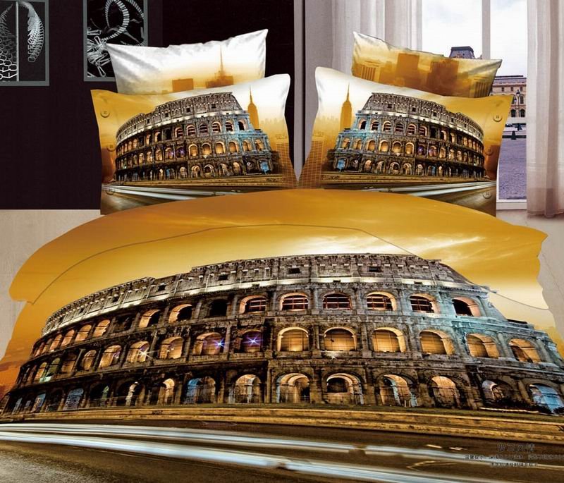 Невероятные 3d комплекты постельного белья в интерьере спальни