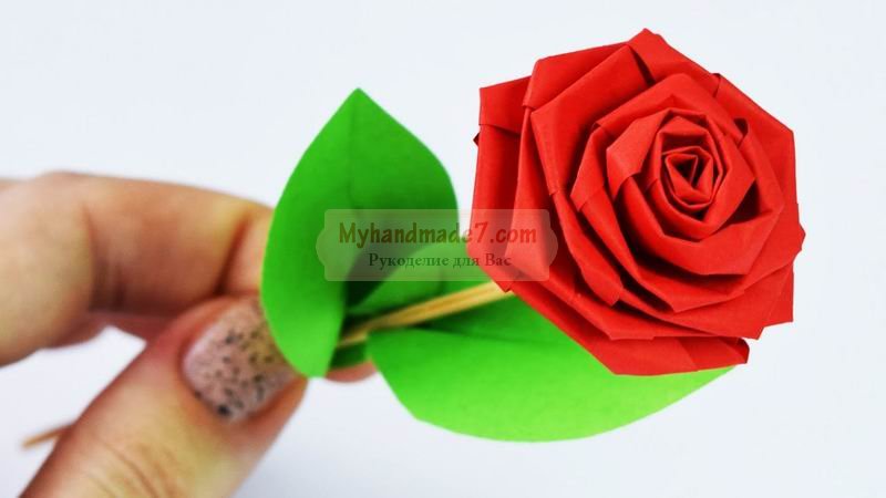 Как сделать бумажную розу? Простые идеи
