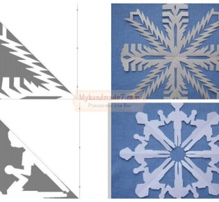 Как сделать снежинку из бумаги: популярные мастер-классы с фото