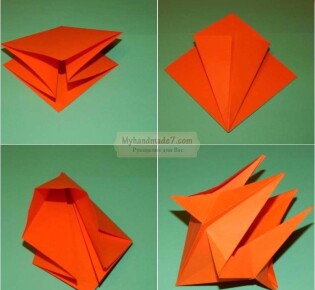 Как сделать оригами — цветок: пошаговые мастер-классы с фото