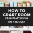 Make your crafty corner work for you: smart, low-cost ways to organize