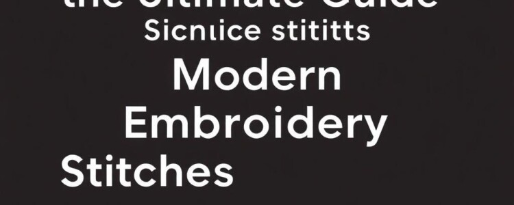 The ultimate guide to modern embroidery stitches