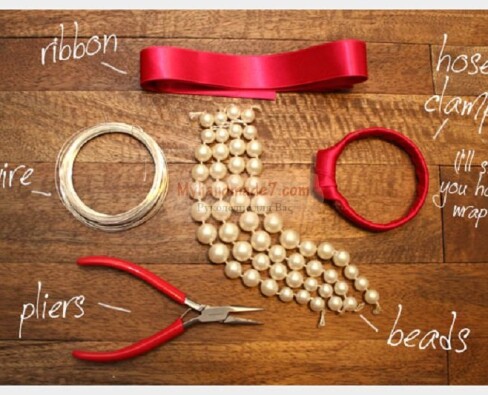 Браслет из жемчуга с бантом: пошаговый мастер-класс