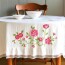 Reviving vintage linens with creative embroidery