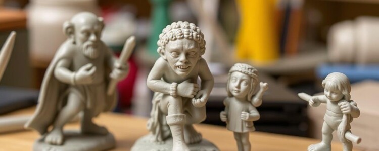 Лепка миниатюрных скульптур из глины: маленькие шедевры в ладони