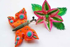 Красивые Бабочки из пластилина.  ТОП - 20 идей с фото. Уроки лепки