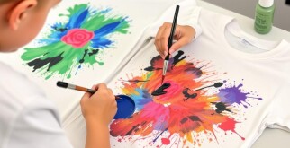 Искусство на ткани: роспись футболок акрилом — от идеи до готового изделия