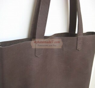 Шьем кожаную сумку своими руками