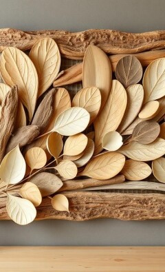 Создание панно из природных материалов: вдохновение, руки, терпение