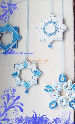 Снежинки из соленого теста своими руками. Мастер-класс с пошаговыми фото
