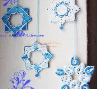 Снежинки из соленого теста своими руками. Мастер-класс с пошаговыми фото