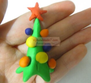 Елочка из пластилина своими руками. Мастер-класс с пошаговыми фото
