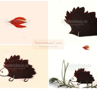 Поделки из сухих листьев. Пошаговые мастер-классы