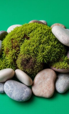 Живая скульптура: как создавать композиции из мха и камней, которые дышат