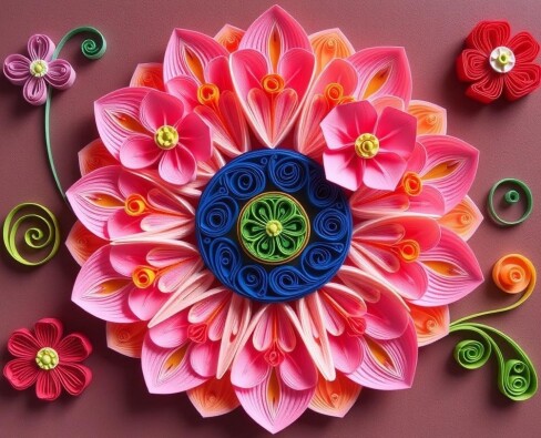 Квиллинг: создание объёмных композиций