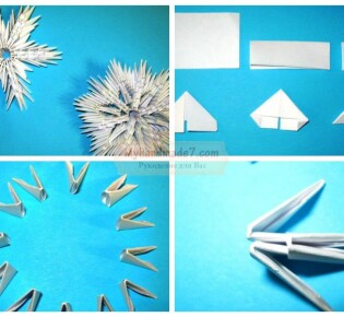 Объемные снежинки из бумаги: пошаговые мастер-классы с фото
